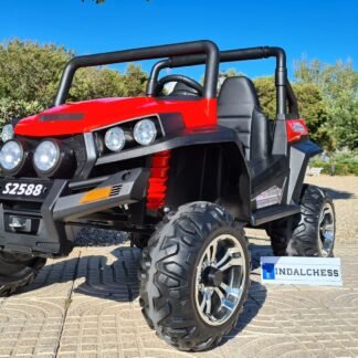 BUGGY RSX 4 MOTORES, ROJO, 2 PLAZAS, RC -  INDA1104-BN-RSX